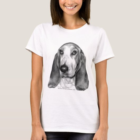 Gretel, Basset Hound T-shirt (Voorkant)
