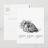 Gretige Eter Peke Briefkaart (Voorkant / Achterkant)