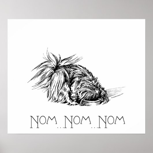 Gretige Eter Peke Poster (Voorkant)