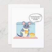 gretige kleine muis (Voorkant / Achterkant)