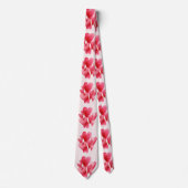 Gretige Roze Harten Stropdas (Voorkant)