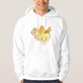 Gretige Shiba Piou: Mega Kawaii Ijs Sundae Hoodie