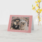 Gretta & Oliver get married Kaart (Gele Bloem)