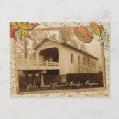 Greve Creek Covered Bridge, Sunny Valley, OF Briefkaart (Voorkant)