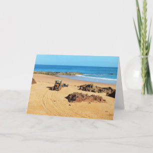 Greve de Lecq strand Jersey Feestdagen Kaart