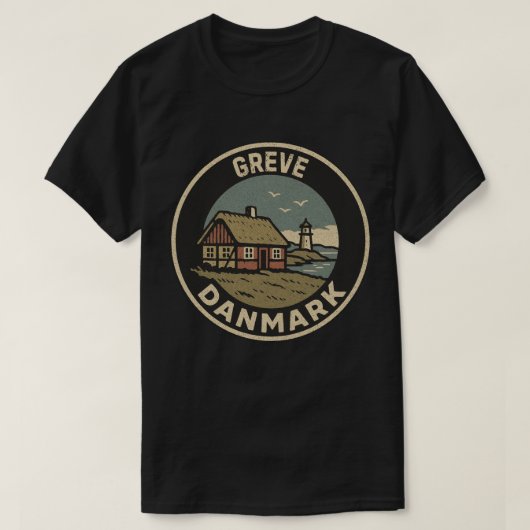 Greve, Denemarken Danmark T-shirt (Design voorkant)