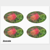 Grevillea bloem stickers (Vel)