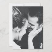 Grevillea botanical waterverf bruiloft groene foto kaart (Achterkant)