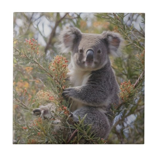 Grevillea Koala Beer, Tegeltje (Voorkant)