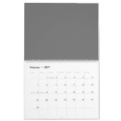 Grey #767676, Gunak Kalender (Feb 2027)