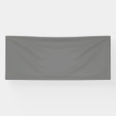 Grey #767676, Gunak Vinyl Banner (Horizontaal)