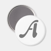 Grey-A magneet (Voorkant / Achterkant)