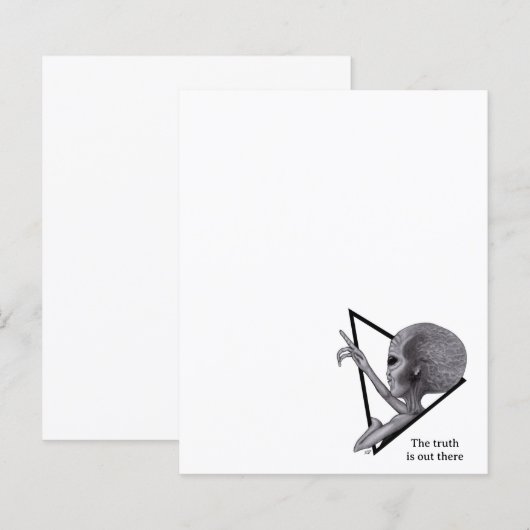 Grey Alien, de waarheid is er (Voorkant / Achterkant)