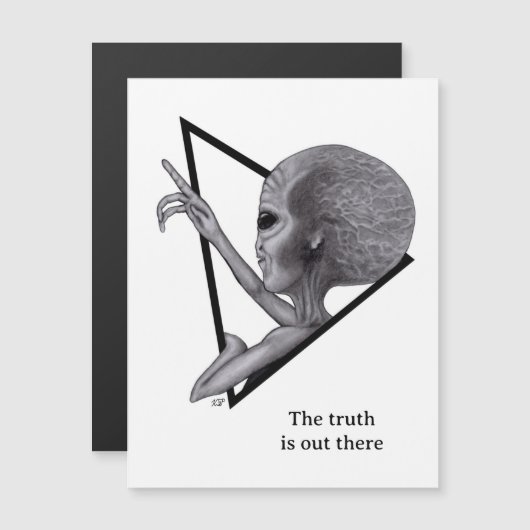 Grey Alien, de waarheid is er (Voorkant / Achterkant)