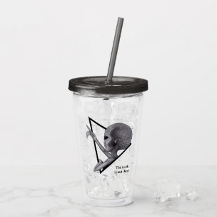 Grey Alien, de waarheid is er Acryl Drinkbeker