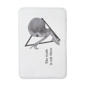 Grey Alien, de waarheid is er Badmat (Voorkant Verticaal)