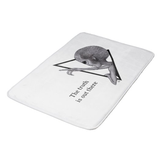 Grey Alien, de waarheid is er Badmat (Gekanteld)