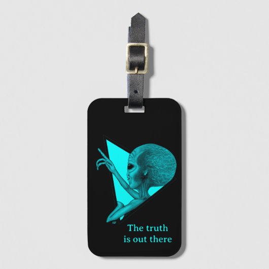 Grey Alien, de waarheid is er Bagagelabel (Voorkant (verticaal))