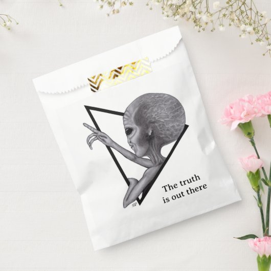 Grey Alien, de waarheid is er Bedankzakje (Gezegeld)