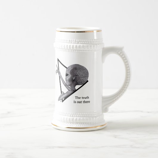 Grey Alien, de waarheid is er Bierpul (Rechts)