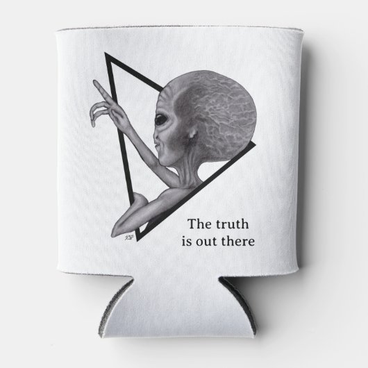 Grey Alien, de waarheid is er Blikjeskoeler (Voorkant)