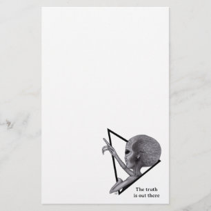Grey Alien, de waarheid is er Briefpapier