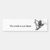 Grey Alien, de waarheid is er Bumpersticker (Voorkant)