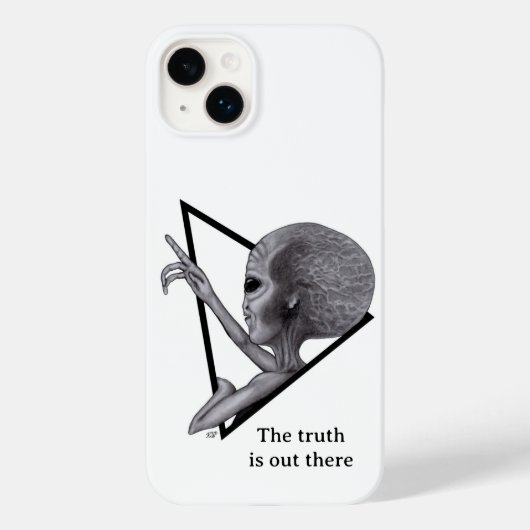 Grey Alien, de waarheid is er Case-Mate iPhone Case (Achterkant)
