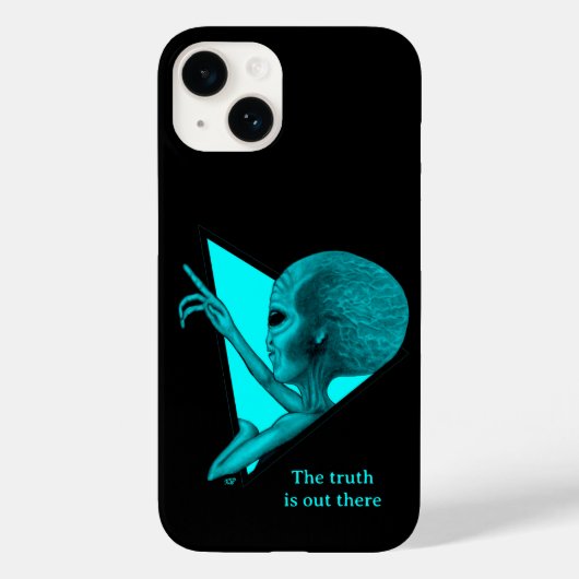 Grey Alien, de waarheid is er Case-Mate iPhone Case (Achterkant)