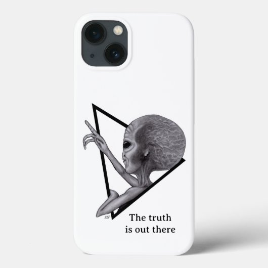 Grey Alien, de waarheid is er Case-Mate iPhone Case (Achterkant)