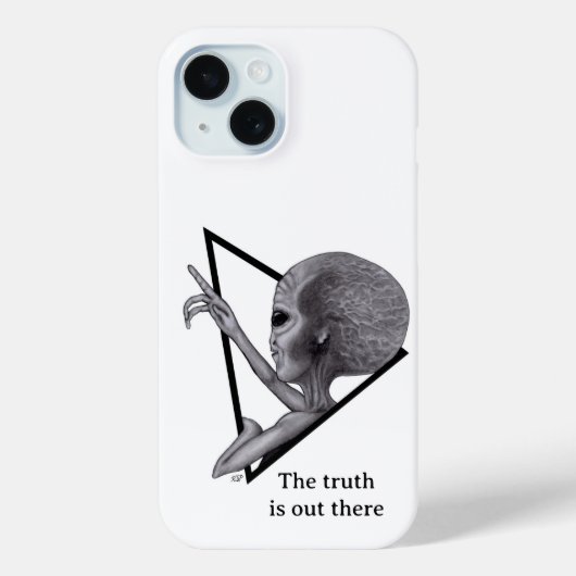 Grey Alien, de waarheid is er Case-Mate iPhone Case (Achterkant)