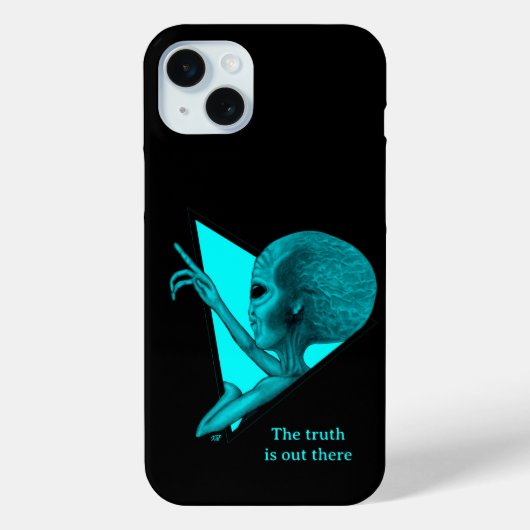 Grey Alien, de waarheid is er Case-Mate iPhone Case (Achterkant)