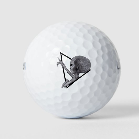 Grey Alien, de waarheid is er Golfballen (Voorkant)