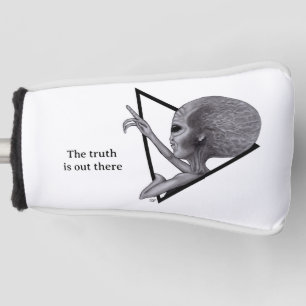 Grey Alien, de waarheid is er Golfheadcover