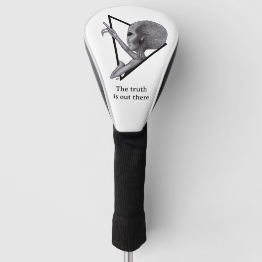 Grey Alien, de waarheid is er Golfheadcover (Voorkant)