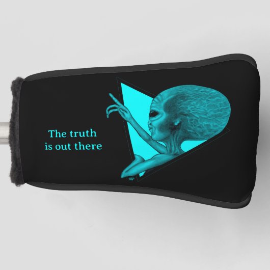 Grey Alien, de waarheid is er Golfheadcover (Voorkant)