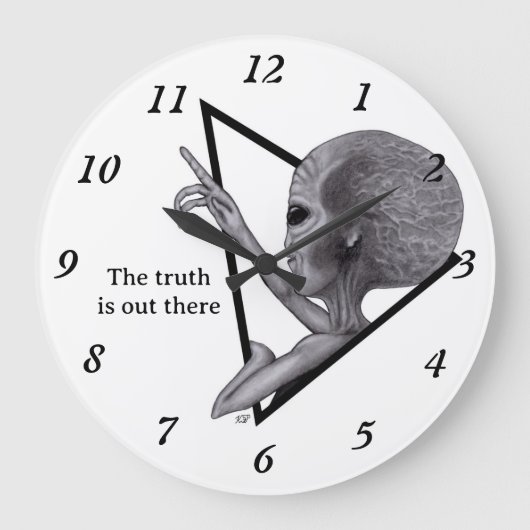 Grey Alien, de waarheid is er Grote Klok (Voorkant)