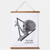 Grey Alien, de waarheid is er Hangend Wandkleed (Voorkant)