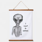 Grey Alien, de waarheid is er Hangend Wandkleed (Voorkant 2)