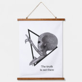 Grey Alien, de waarheid is er Hangend Wandkleed (Voorkant)