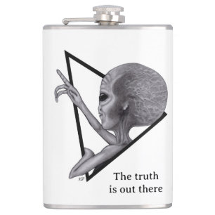 Grey Alien, de waarheid is er Heupfles