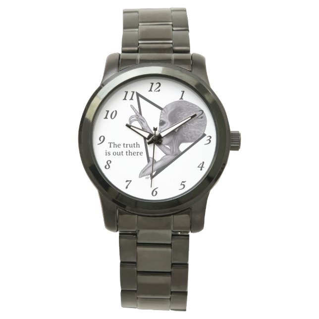 Grey Alien, de waarheid is er Horloge (Voorkant)