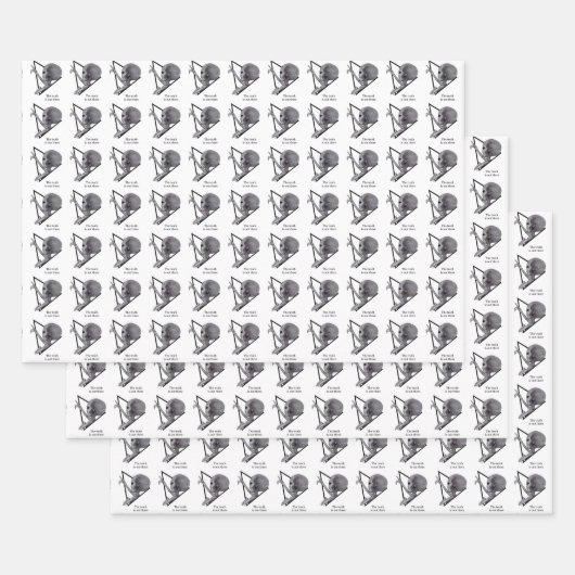 Grey Alien, de waarheid is er Inpakpapier Vel (Set)