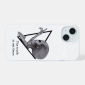 Grey Alien, de waarheid is er iPhone 15 Case (Achterkant horizontaal)