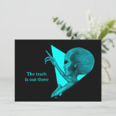 Grey Alien, de waarheid is er Kaart (Staand voorkant)