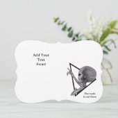 Grey Alien, de waarheid is er Kaart (Staand voorkant)