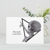 Grey Alien, de waarheid is er Kaart (Staand voorkant)