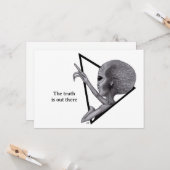 Grey Alien, de waarheid is er Kaart (Voorkant / Achterkant in situ)
