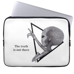 Grey Alien, de waarheid is er Laptop Sleeve