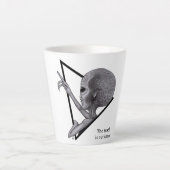 Grey Alien, de waarheid is er Latte Mok (Voorkant)